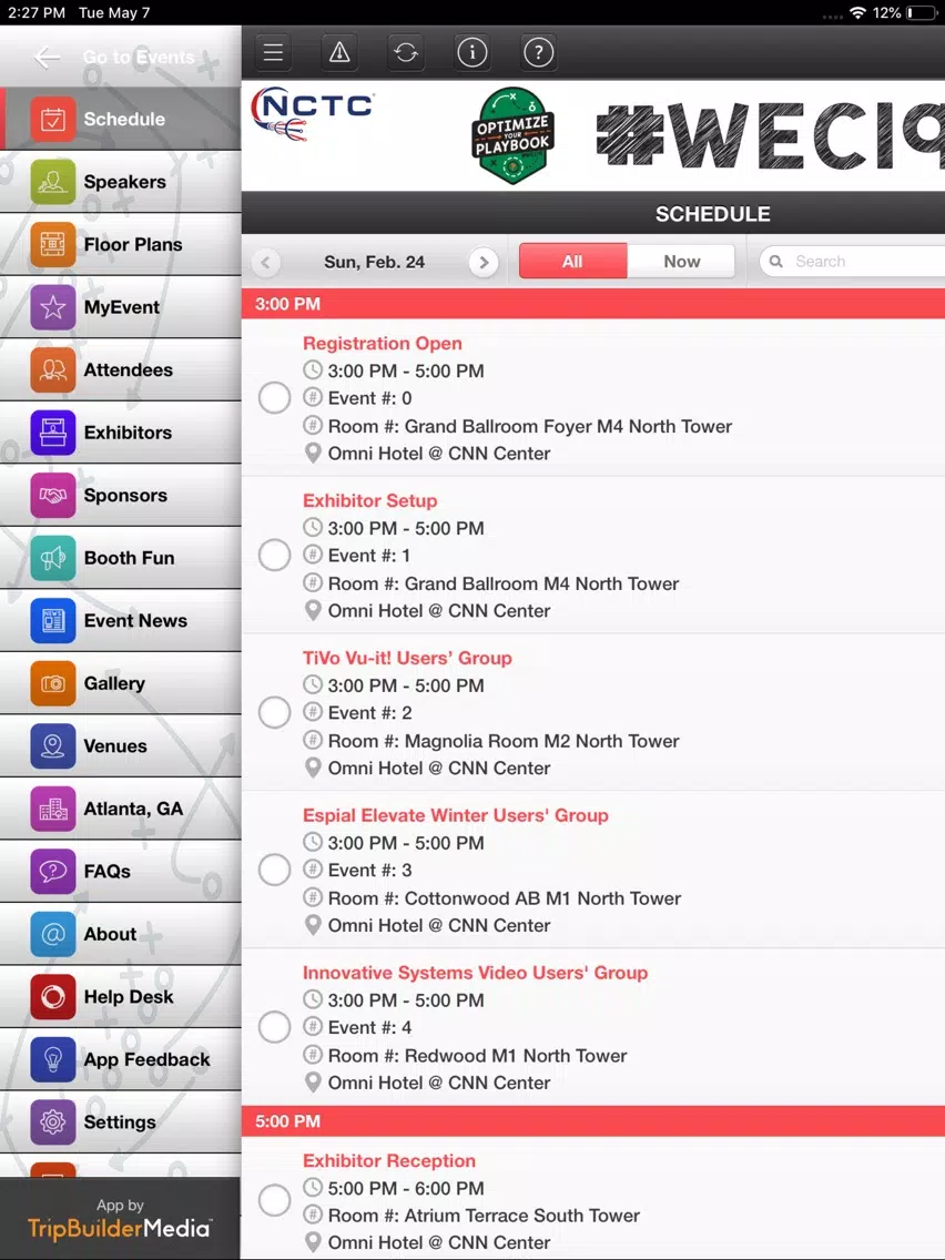 NCTC Conferences iPad  سکرین شاٹس