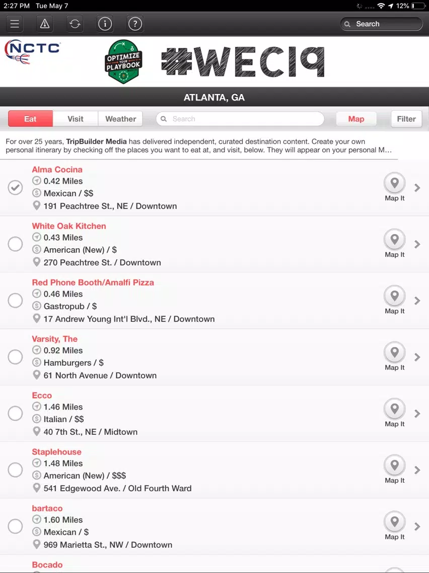 NCTC Conferences iPad  سکرین شاٹس