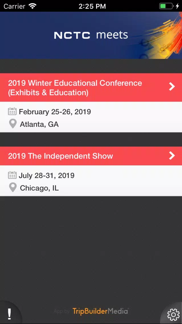NCTC Conferences سکرین شاٹس