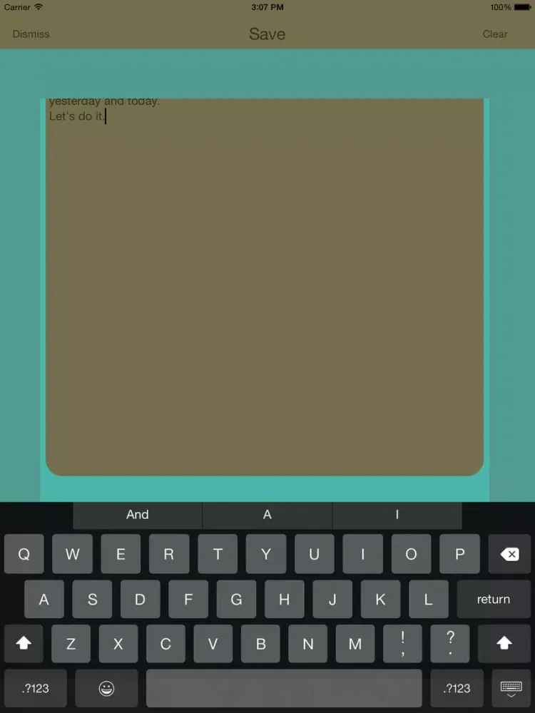 Ảnh chụp màn hình của Collectible Notes Local - A place to locally store text iPad 