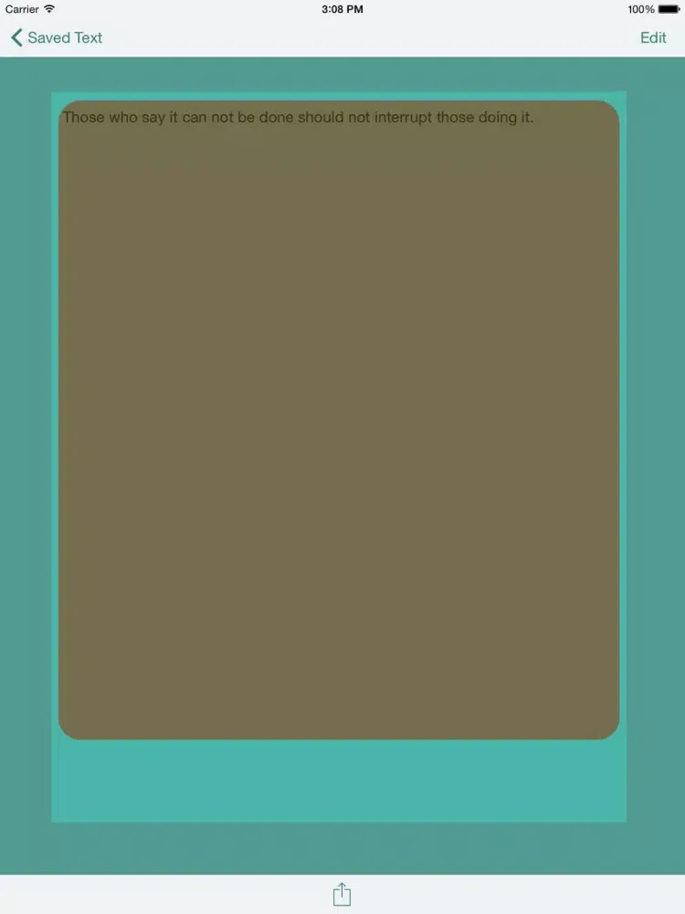 Ảnh chụp màn hình của Collectible Notes Local - A place to locally store text iPad 