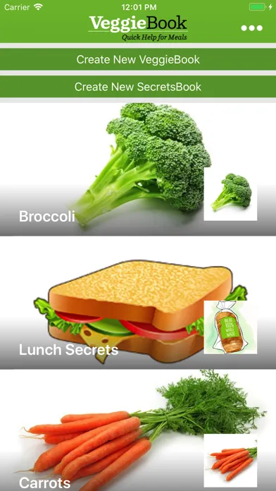 Скриншоты VeggieBooks