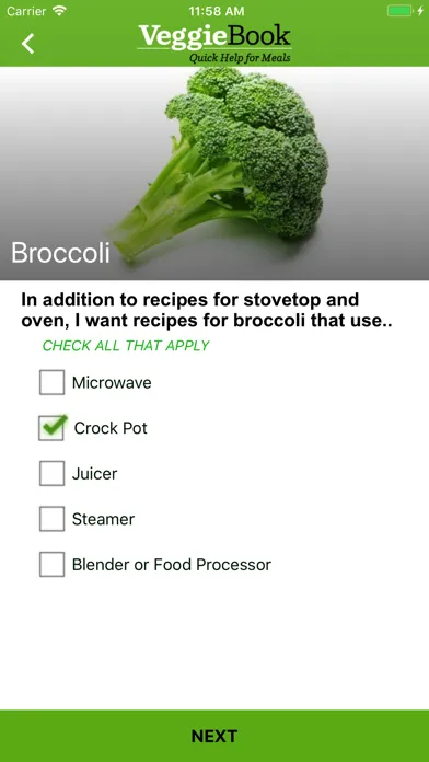 Скриншоты VeggieBooks