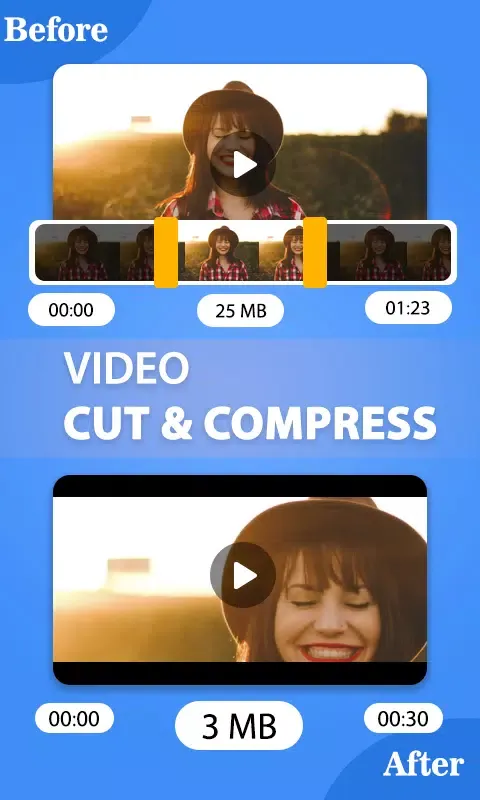 Скриншоты VidCut : Cut, Compress & Size Reducer