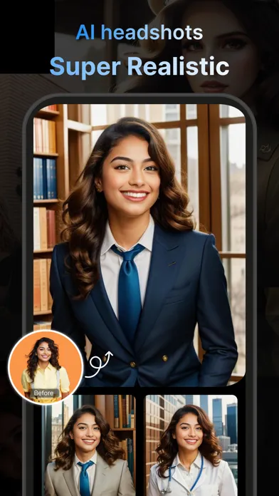 Captures d'écran de AI Headshot & AI Avatar