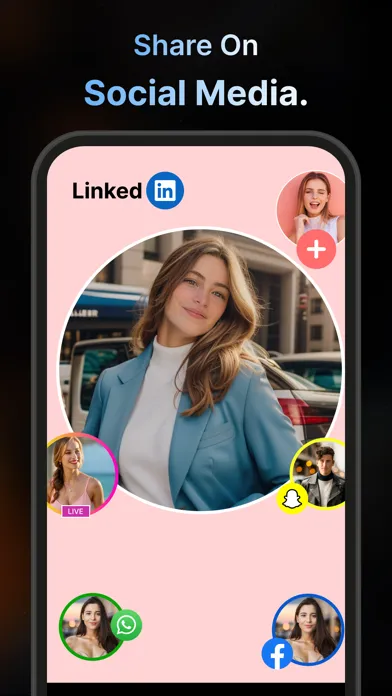 Captures d'écran de AI Headshot & AI Avatar
