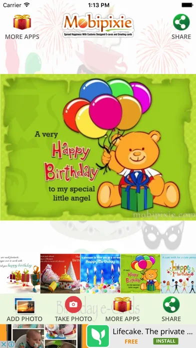 Captures d'écran de Birthday eCard & Greeting