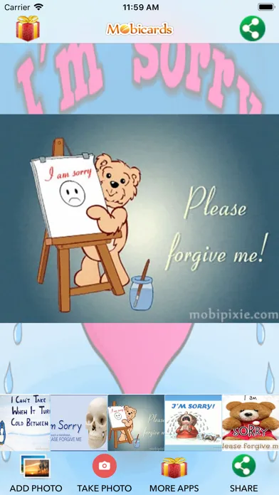 Sorry eCards and Greetings應用截圖