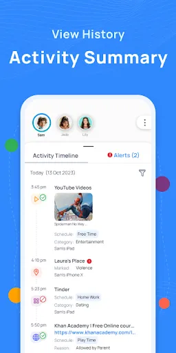 Zrzuty ekranu Parental Control App - Mobicip