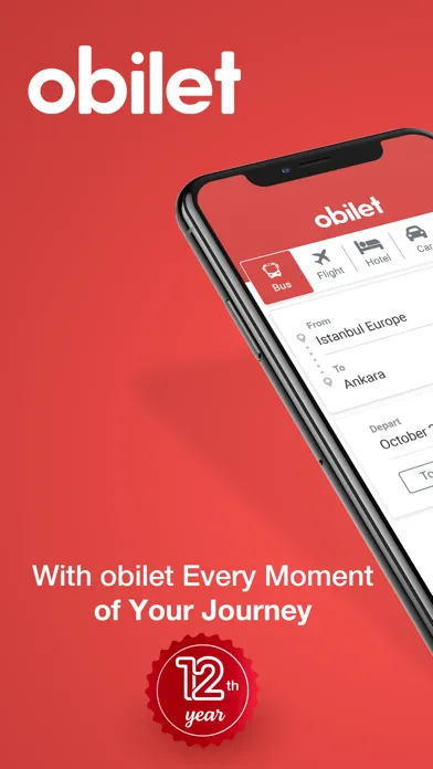 obilet: Otel Uçak Otobüs Araç স্ক্রিনশট
