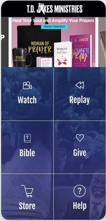 Ảnh chụp màn hình của T.D. Jakes Ministries App