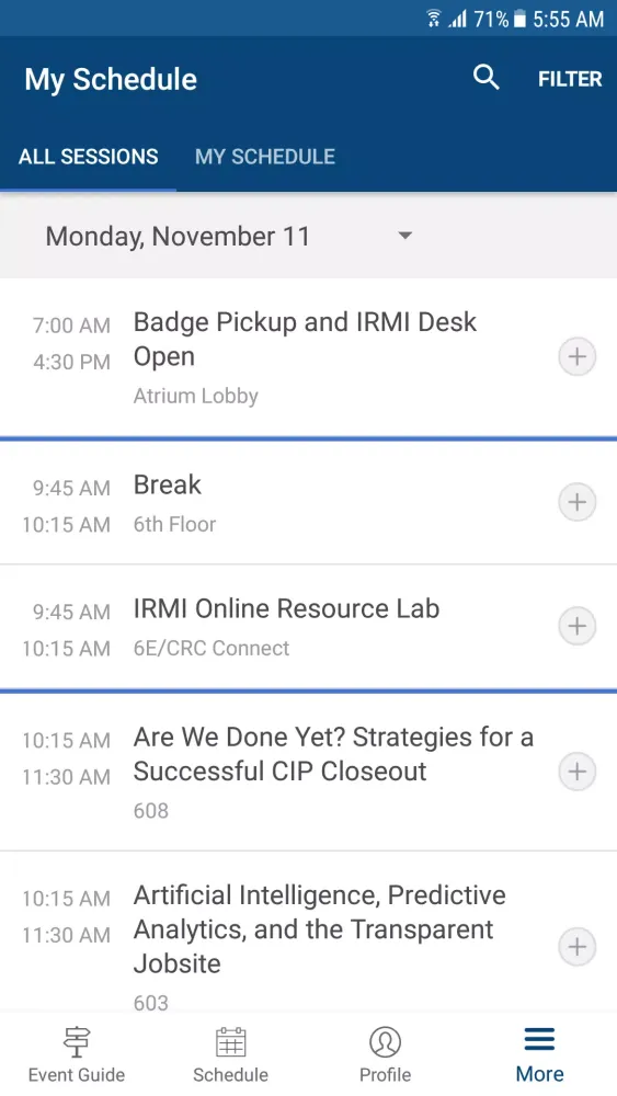 IRMI Conferences应用截图