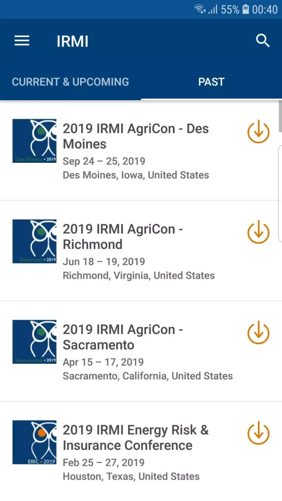 IRMI Conferences应用截图