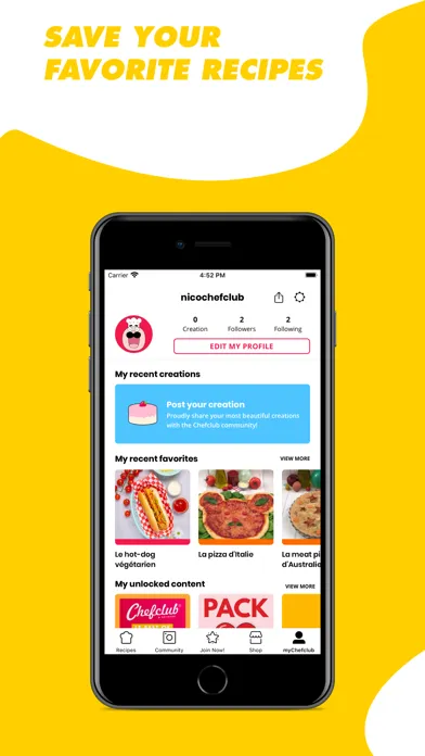 Chefclub - Everyone can cook! سکرین شاٹس