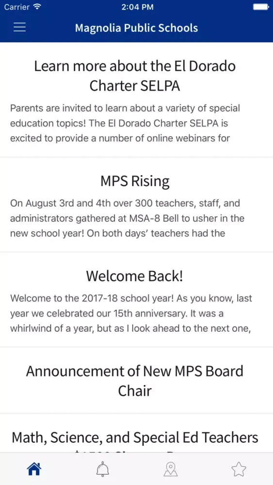 Capturas de tela do Magnolia Public Schools