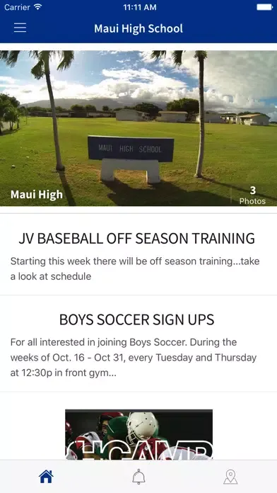 Tangkapan skrin Maui High School