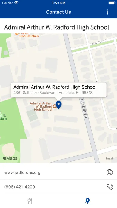 ภาพหน้าจอของ Radford High School Rams