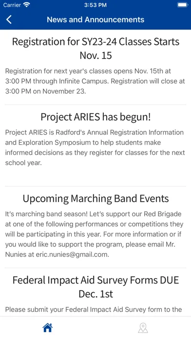 ภาพหน้าจอของ Radford High School Rams