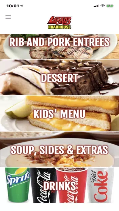 Capturas de tela do Logan's Roadhouse Carolinas