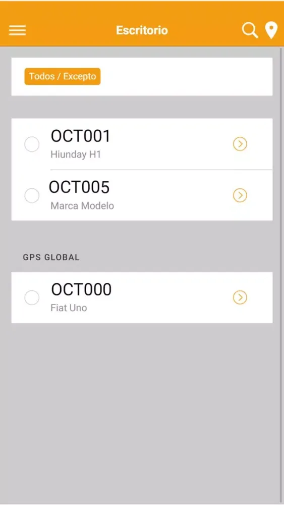 Capturas de tela do Gps Global