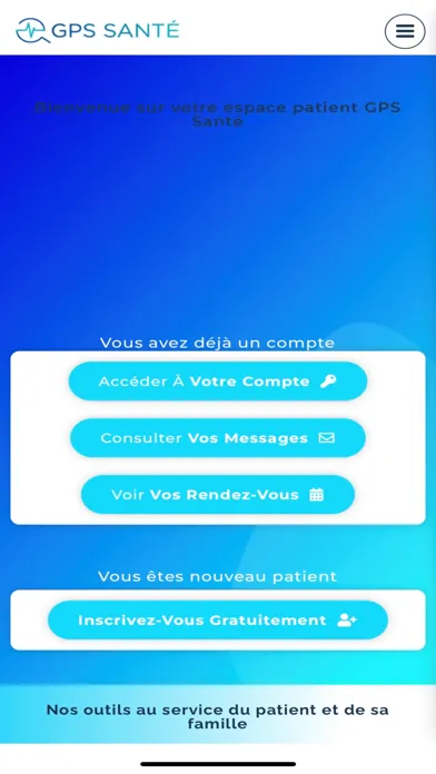 GPS Santé RDV médicaux Ekran Görüntüleri