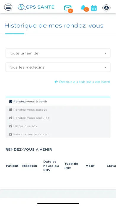 GPS Santé RDV médicaux Ekran Görüntüleri
