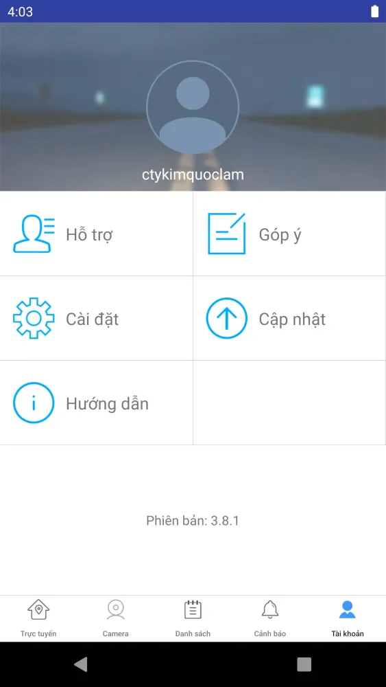 Tangkapan layar TN GPS