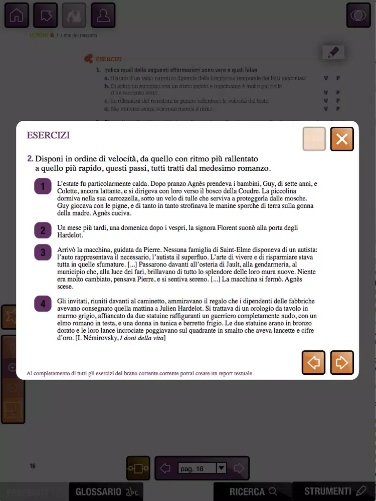 Capturas de tela do Fabio Greco - Letture in chiaro. Antologia per il biennio - Vol. A - Editori Laterza iPad 