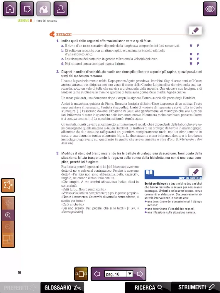 Capturas de tela do Fabio Greco - Letture in chiaro. Antologia per il biennio - Vol. A - Editori Laterza iPad 