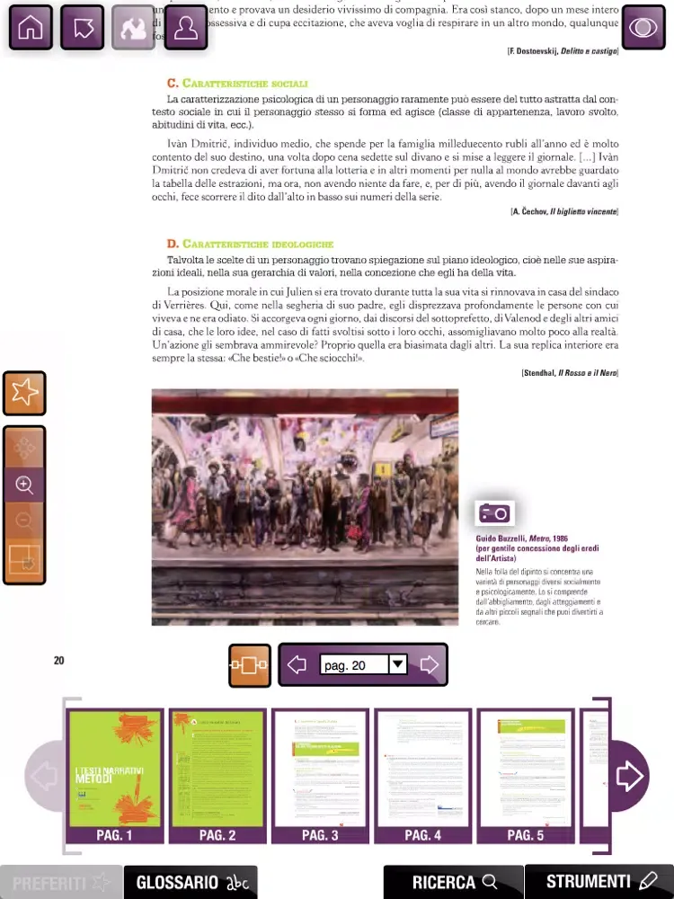 Capturas de tela do Fabio Greco - Letture in chiaro. Antologia per il biennio - Vol. A - Editori Laterza iPad 