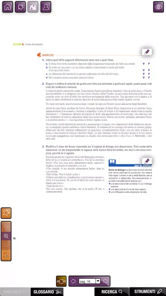 Capturas de tela do Fabio Greco - Letture in chiaro. Antologia per il biennio - Vol. A - Editori Laterza