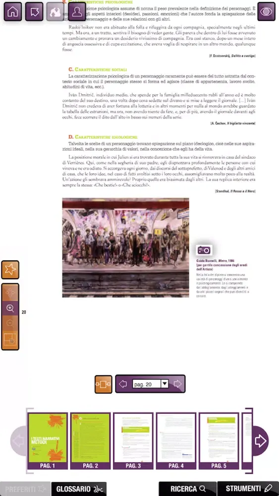 Capturas de tela do Fabio Greco - Letture in chiaro. Antologia per il biennio - Vol. A - Editori Laterza