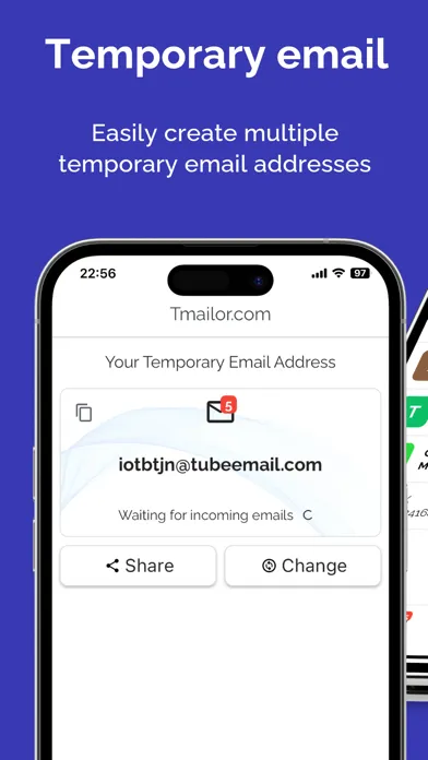 Temp Mail by tmailor.com سکرین شاٹس
