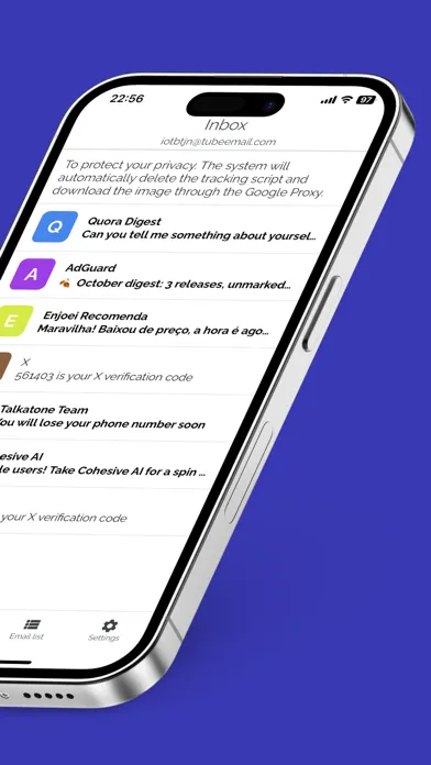 Temp Mail by tmailor.com سکرین شاٹس