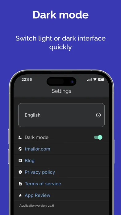 Temp Mail by tmailor.com سکرین شاٹس
