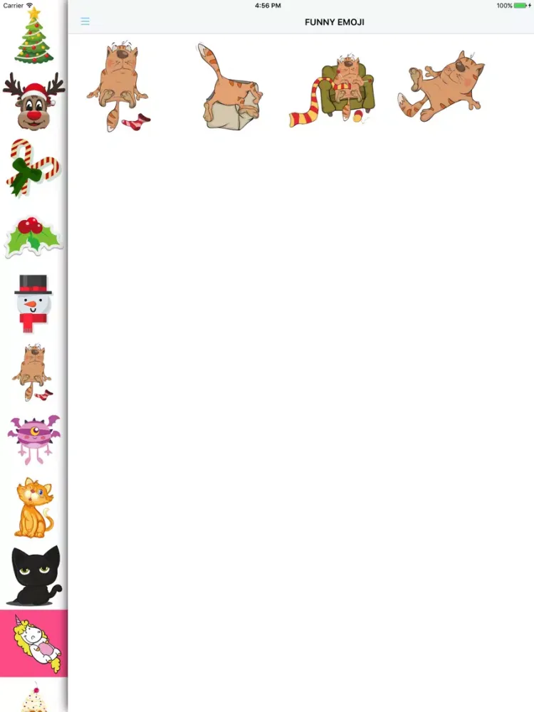 Xmas Emoji - Santa Sticker iPad 应用截图