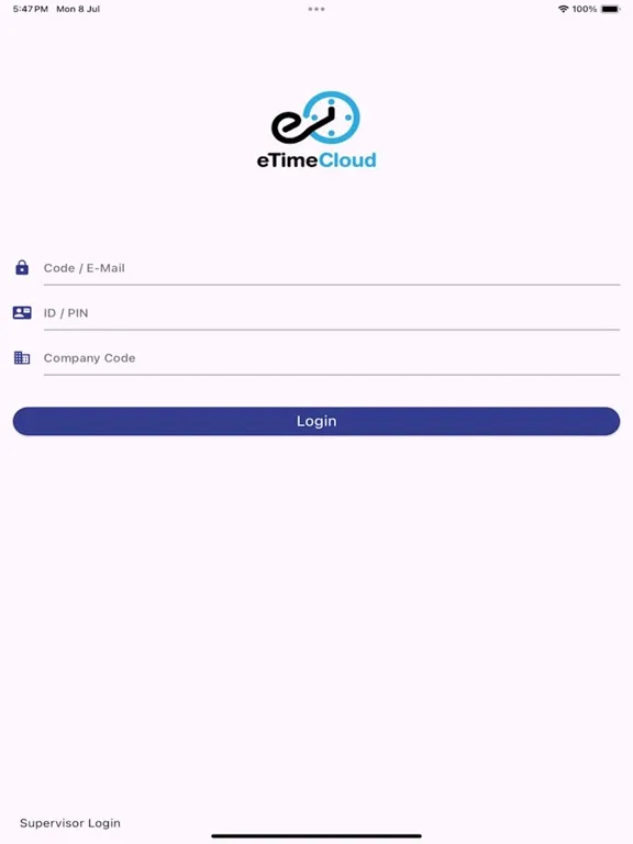 eTimeCloud iPad 应用截图