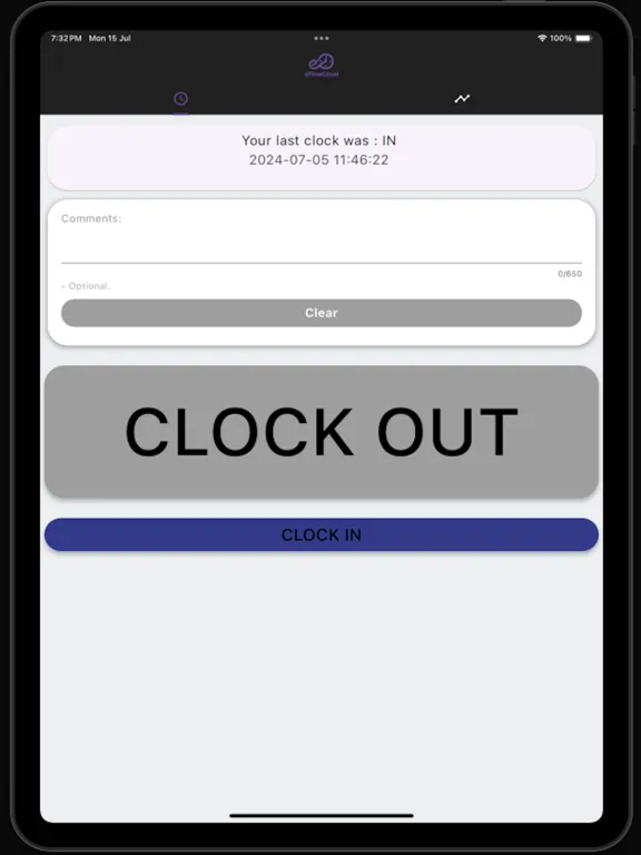 eTimeCloud iPad 应用截图