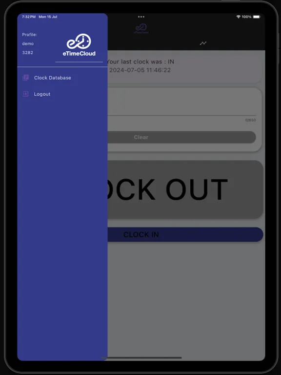 eTimeCloud iPad 应用截图