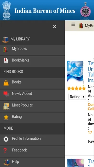 Capturas de pantalla de IBM E Book Reader