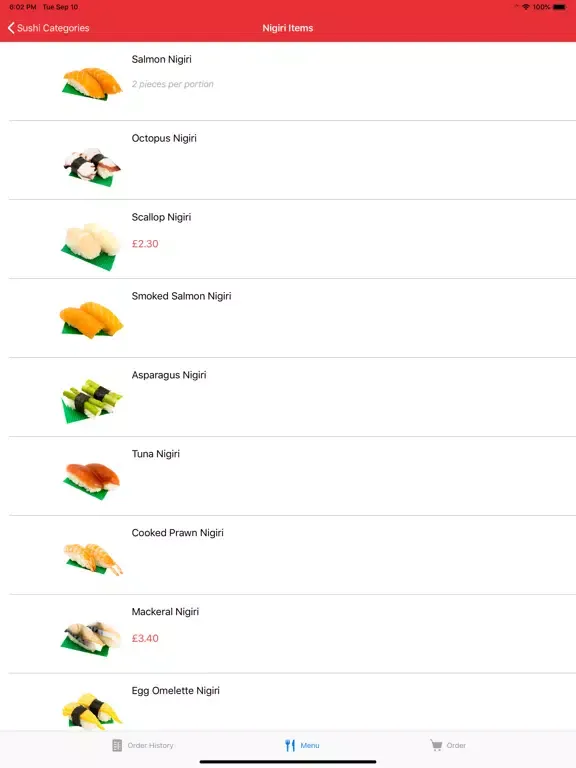 Screenshot di Table Ordering iPad 