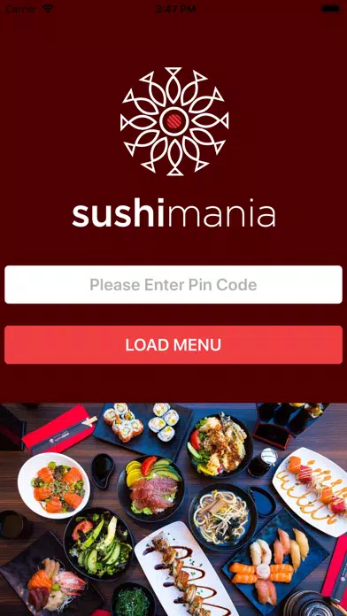 ภาพหน้าจอของ Table Ordering