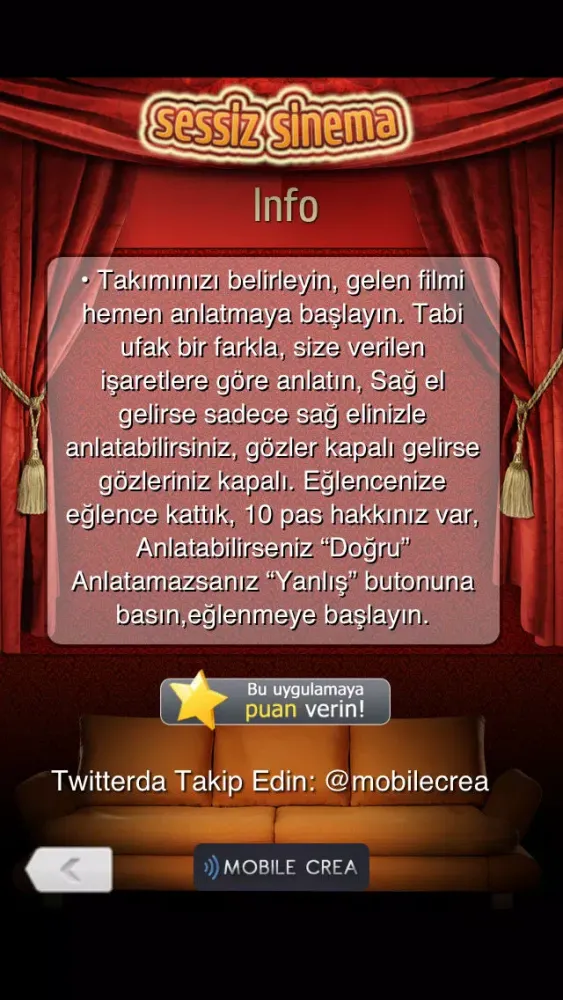 Скриншоты Sessiz Sinema Oyunu