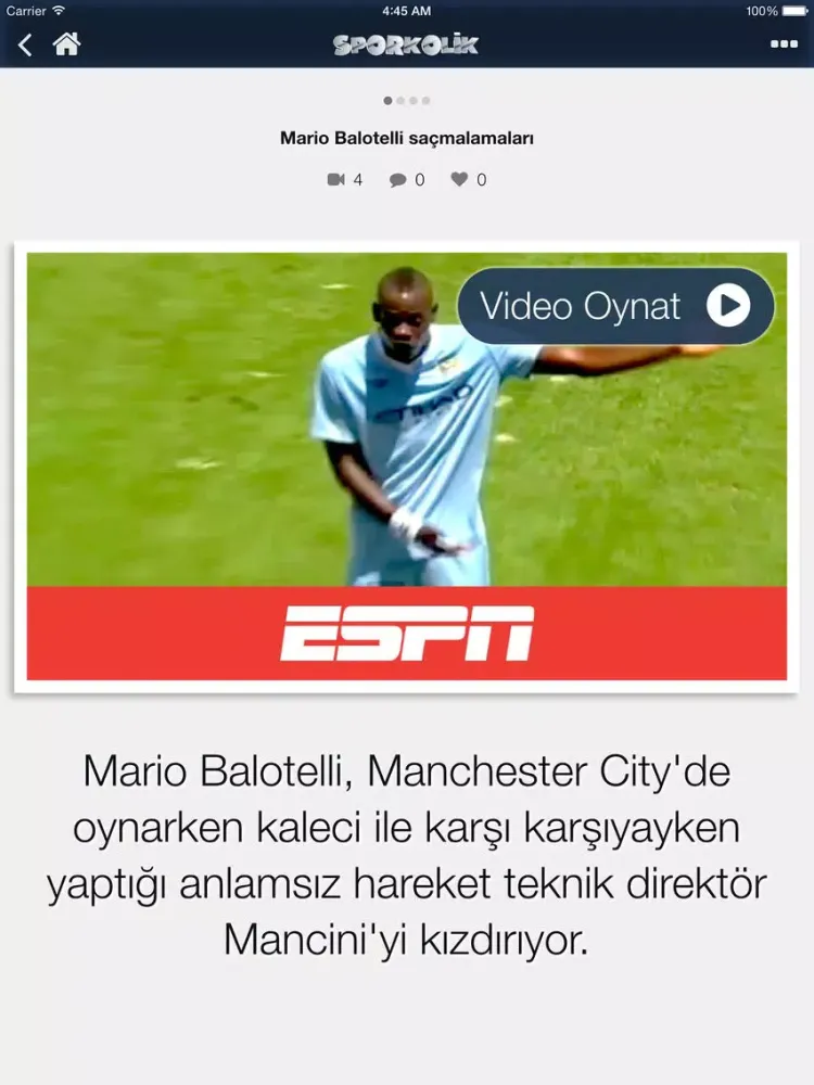 Sporkolik - Goller, maçlar, skorlar, futbol özet iPad  स्क्रीनशॉट