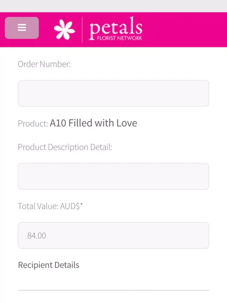 Tangkapan layar Petals Exchange Mobile iPad 