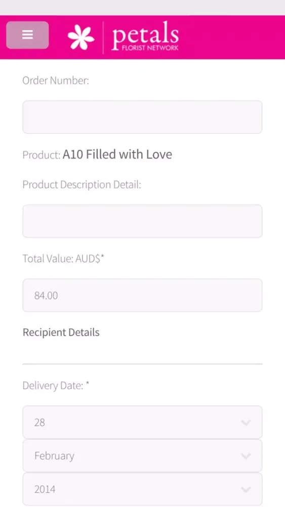Tangkapan layar Petals Exchange Mobile