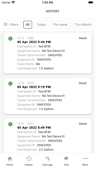 Captures d'écran de DD Fuel