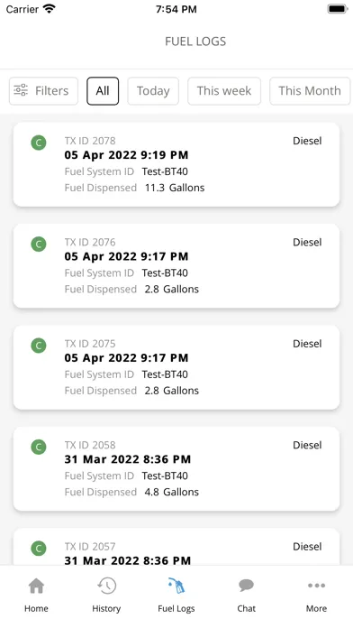 Captures d'écran de DD Fuel
