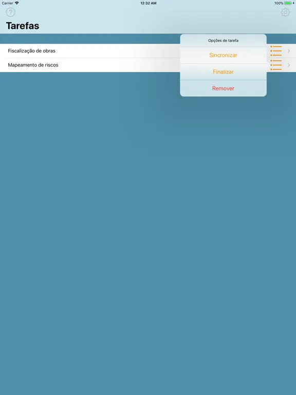 Capturas de pantalla de GIS Coletor iPad 