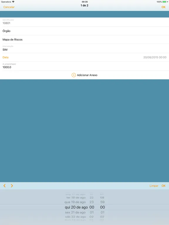 Capturas de pantalla de GIS Coletor iPad 